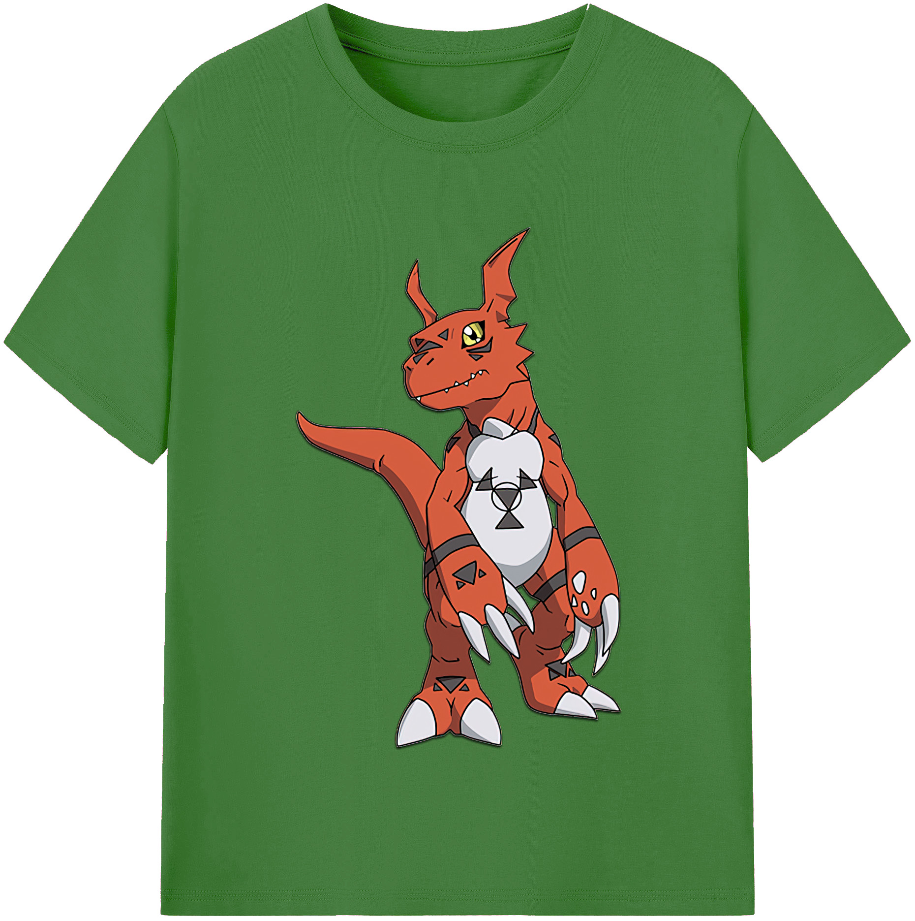（画像用） Digimon デジタルモンスター/デジモン レディースカジュアルプリントTシャツ（綿100％）